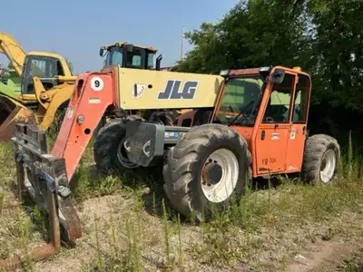 2008 JLG G9-43 TELEHANDLER Enclosed Cab, 43 ft Max Lift Height, 9000 lb Max Lift Capacity, 2007 US E...