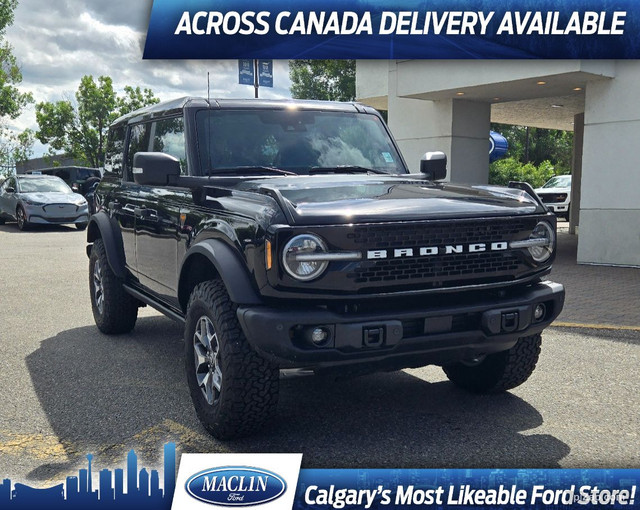 2025 Ford Bronco BADLANDS | BLACK APP PKG | CO-PILOT360 | G.O.A. in Cars & Trucks in Calgary