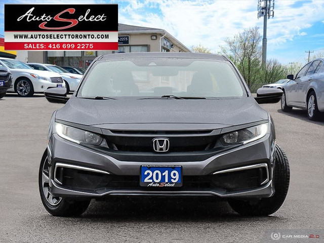 2019 Honda Civic LX ONLY 102K! **BACK-UP CAMERA** APPLE CARPLAY in Cars & Trucks in City of Toronto - Image 2