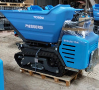 Messersi TC100 poly swivel concrete buggy tracked dumper