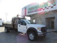  2021 Ford F-600 DIESEL REB CAB 4X4 WITH 12 FT DUMP/ CROSS TOOLB