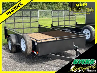 Includes Spare Tire STANDARD FEATURES GVWR: 5,000 lbs AXLES: (1) 5,200 lbs Axle w/Easy Lube Spindles...