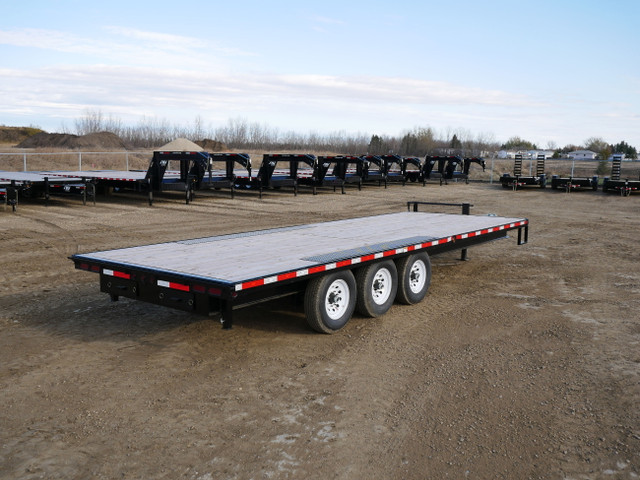 2024 SWS 26' DOW Trailer w/ Pull Out Ramps (3) 7K Axles in Heavy Equipment in Edmonton - Image 3