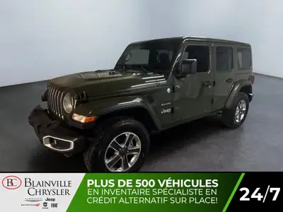 Preparez-vous a dominer la route et les sentiers avec ce Jeep Wrangler Sahara 2023 au look audacieux...