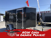 2023 FACTORY OUTLET TRAILERS Rental 6x12ft Enclosed