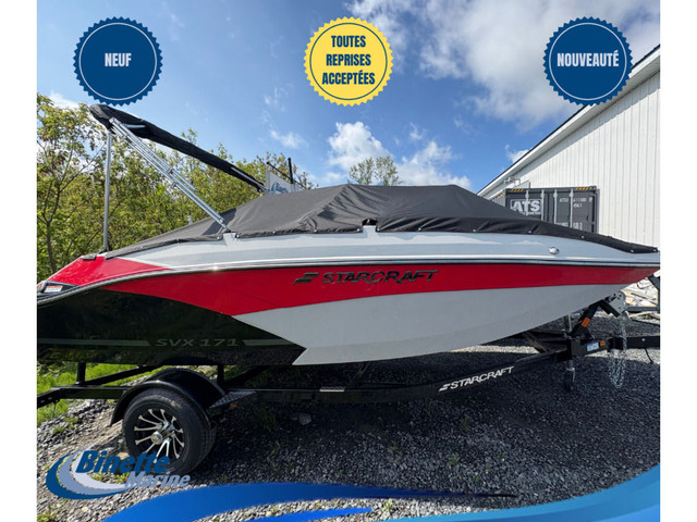 2025 Starcraft SVX 171 RABAIS EN COURS,REMORQUE INCLUSE,NEUF,BAT in Powerboats & Motorboats in Thetford Mines