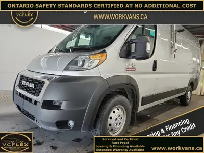 OFF LEASE - 2022 Ram Promaster 3500 159EL (13.5Ft Cargo Length) High Roof - Equipped with 3.6L V6 Ga...