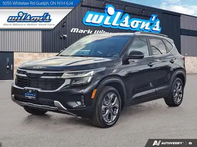 Come see this certified 2024 Kia Seltos EX AWD | Leather | Sunroof | Heated Seats + Steering | Carpl...