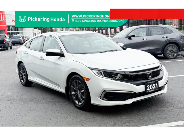 2021 Honda Civic EX EX|Sunroof|CarPlay|Heated Seats in Cars & Trucks in Oshawa / Durham Region