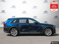 New Price! Odometer is 983 kilometers below market average! Deep Crystal Blue Mica 2025 Mazda CX-90... (image 5)