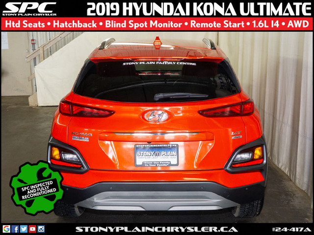 2019 Hyundai Kona 1.6T Ultimate AWD for sale in Cars & Trucks in St. Albert - Image 4