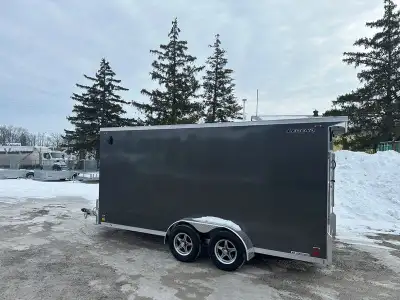 2025 Legend 7x19 FTV Charcoal Features: 16’ + 3’ V Nose Upgraded Floor Cross Members 7’ interior Hei...