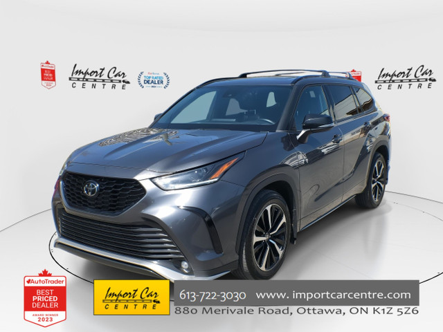 2022 Toyota Highlander XSE XSE, SOFTEX/FABRIC, ROOF, HTD. SEA... in Cars & Trucks in Ottawa