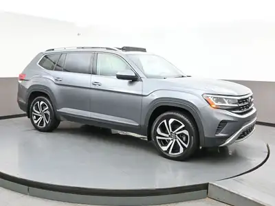 The 2023 Volkswagen Atlas Highline is a spacious, three-row SUV that blends comfort, performance, an...