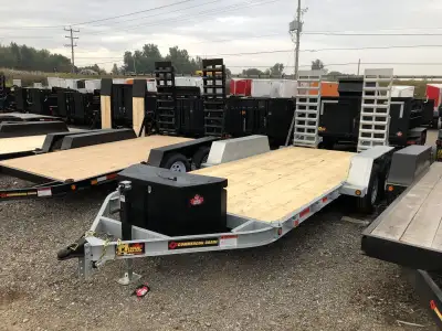 Miska Galvanized 5 Ton Low Bed Equipment Float Trailer - Canadian Made Starting at just $7,320.00 -...