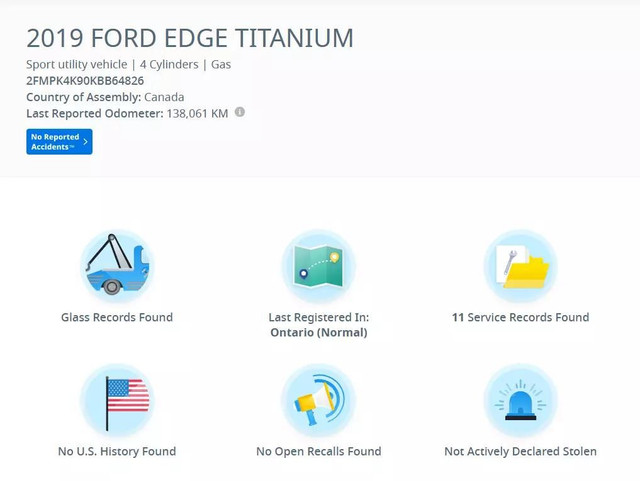 2019 FORD Edge Titanium in Cars & Trucks in City of Montréal - Image 3