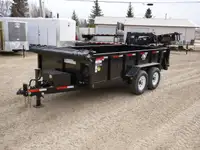 2024 SWS 7 x 14' Hydraulic Dump Trailer (2) 7K Axles