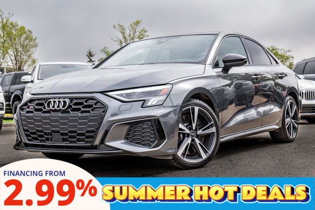2023 Audi S3 2.0T Progressiv Progressiv | QUATTRO AWD | LEATH... in Cars & Trucks in Edmonton