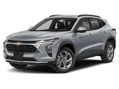 Experience the new 2025 Chevrolet Trax 1RS, a sophisticated SUV in an elegant gray finish with easy-...