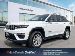 2023 Jeep Grand Cherokee Limited | Trailer Tow Package | Adaptive Cruise | Heated Seats | Park-Sense | Blind Spot