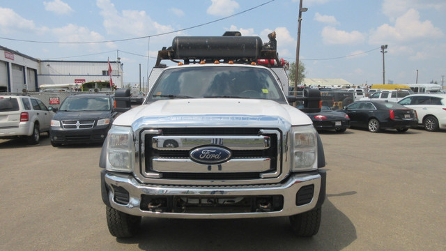 2013 Ford F-550 WITH HIAB 077 BOOM & VMAC AIR COMPRESSOR in Cars & Trucks in Edmonton - Image 3