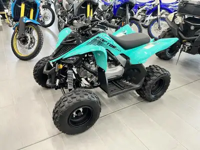2025 Yamaha raptor 110 EFI in stock at Northside Motorsports Edson. Financing and delivery available...