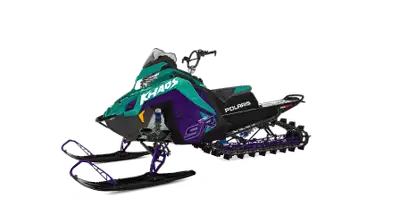 Coleur: Matte Plum Crazy / Radiant Green Manual Start - Low Elevation Clutching Handlebar and Displa...