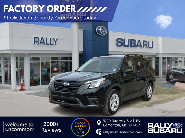 2024 Subaru Forester Forester - AVAILABLE TO FACTORY ORDER!! in Cars & Trucks in Edmonton