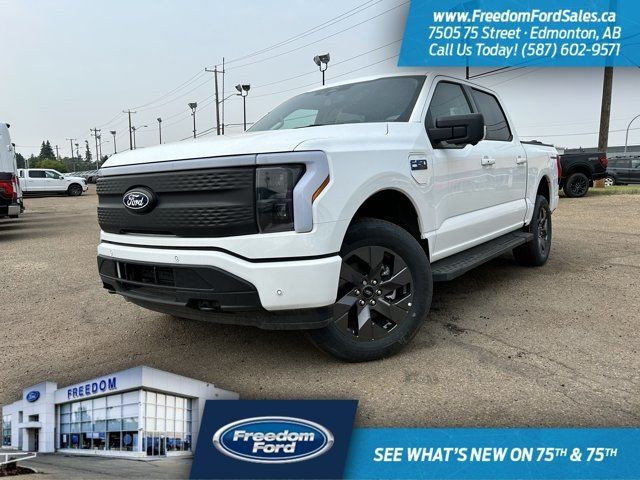 2025 Ford F-150 Lightning Flash | 312A | 4X4 | SuperCrew 145 in Cars & Trucks in Edmonton