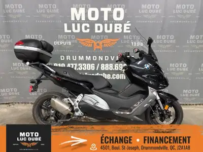 BMW C600 Sport ABS 2013 SEULEMENT 25 874 KM FREINS ABS SIÈGE ET POIGNÉES CHAUFFANTES COFFRE ARRIÈRE...