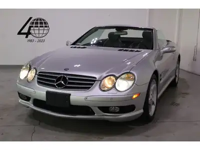 World Fine Cars The 2005 Mercedes SL500 is powered by a 5.0-liter V8 rated at 302 horsepower and 339...