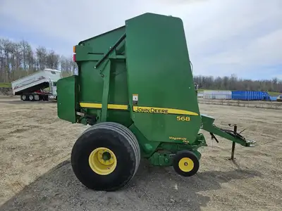 2012 John Deere 9 Series Round Baler 568, View more