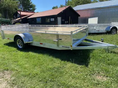 Aluminum 7x 14 Aluminum Tube Frame, 16" O.C. Tube Crossmembers. Fully Welded Interior Box Wrap Aroun...