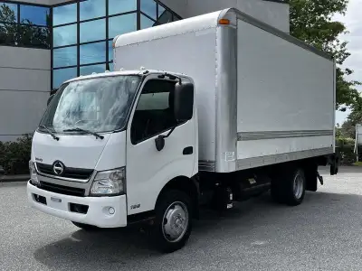 2018 Hino 195 16 Foot Cube Van with Power Tailgate, 5.1L, 4 cylinder, 2 door, automatic, cruise cont...