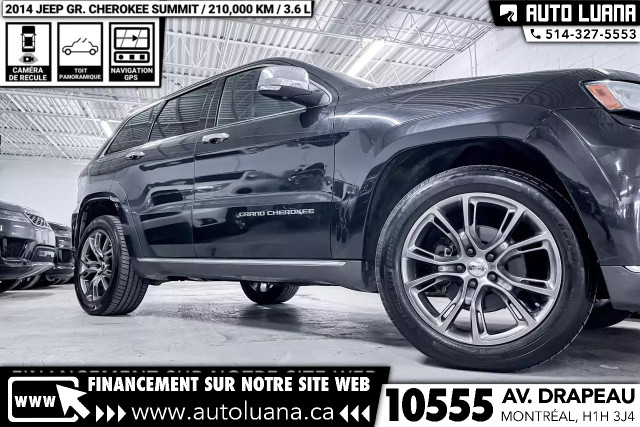 2014 JEEP Grand Cherokee Summit TOIT PANO/SIEGE VENTILE/NAVI/LED in Cars & Trucks in City of Montréal - Image 3