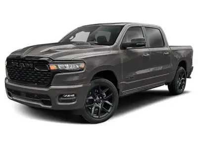 The 2026 Ram 1500 Sport 4x4 Crew Cab in distinguished gray is engineered for impressive handling and...