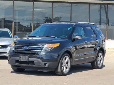 2015 Ford Explorer Limited AWD, 3.5L, 6Cyl, 166K kms, Power Heated Seats, Black Leather Interior, Na...