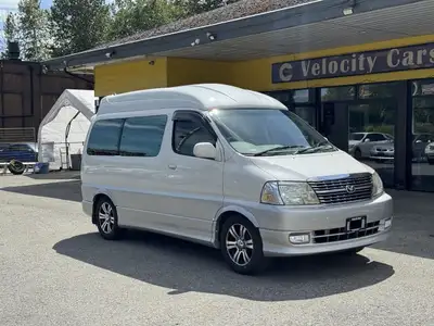 This is a 2001 Toyota Granvia 3.4 V6 Gas AWD. It was camperized in 2008 by Modellista which has affi...