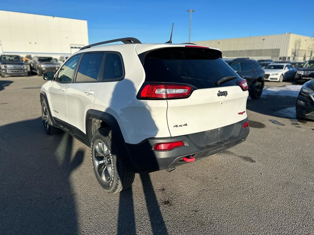 2016 Jeep Cherokee Trailhawk | LEATHER | BACKUP CAM | $0 DOWN in Cars & Trucks in Calgary - Image 3