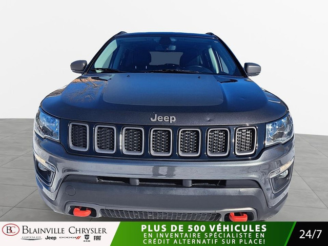 2021 Jeep Compass TRAILHAWK 4X4 DEMARREUR CUIR & SUEDE UCONNECT in Cars & Trucks in Laval / North Shore - Image 3