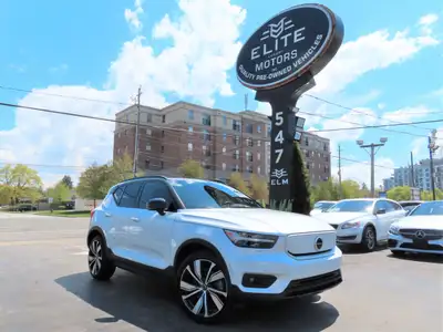 XC40 RECHARGE PURE ELECTRIC PLUS SPORT UTILITY 100% CANADIAN VEHICLE Visit Our Website @ EliteLuxury...