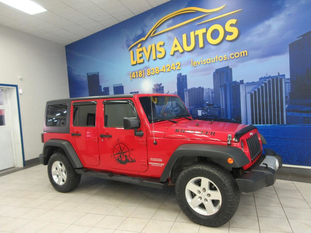 JEEP WRANGLER 2012 UNLIMITED SPORT AUTOMATIQUE SEULEMENT 136000  in Cars & Trucks in Lévis - Image 2
