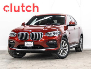 2019 BMW X4 XDrive30i AWD w/ Apple CarPlay, Sunroof, Nav