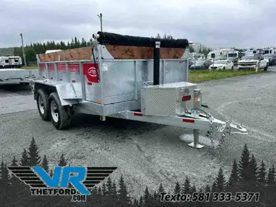 VR Thetford Paiement à partir de 0$/sem. + TX. 2025 Laroche GAD6X10 remorque dompeur 6x 10 essieux d...