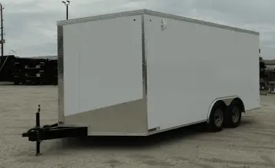 Canadian Mennonite Cargo Steel Enclosed 8.5 Wide Trailers 8.5' x 14' starting at $11,255.00 ! Models...