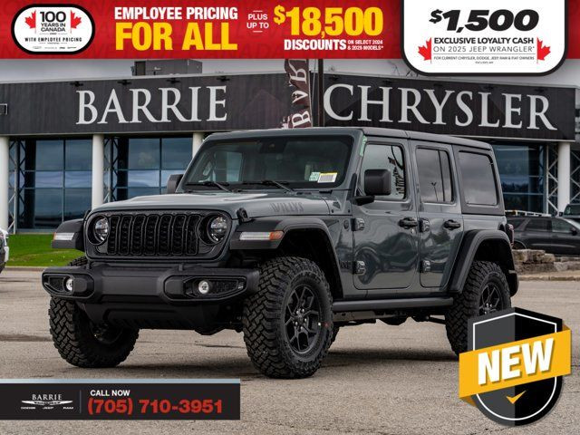 2025 Jeep Wrangler Willys in Cars & Trucks in Barrie