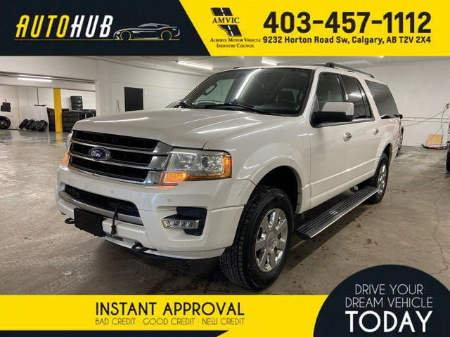 2016 Ford Expedition Max Limited CAPTAINS CHAIRS SUNROOF NAV DVD in Cars & Trucks in Calgary