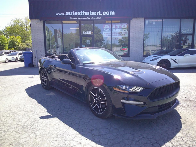 FORD MUSTANG ECOBOOST PREMIUM CONVERTIBLE 2018 **JAMAIS ACCIDENT in Cars & Trucks in Longueuil / South Shore