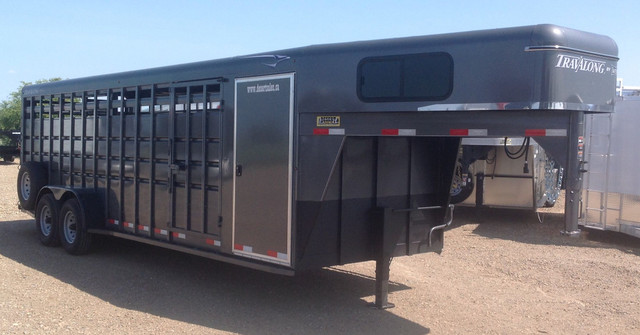 SPRING INTO SAVINGS!  2023 TRAVALONG  24' RANCHER STOCK/COMBO  in Cargo & Utility Trailers in Calgary - Image 2