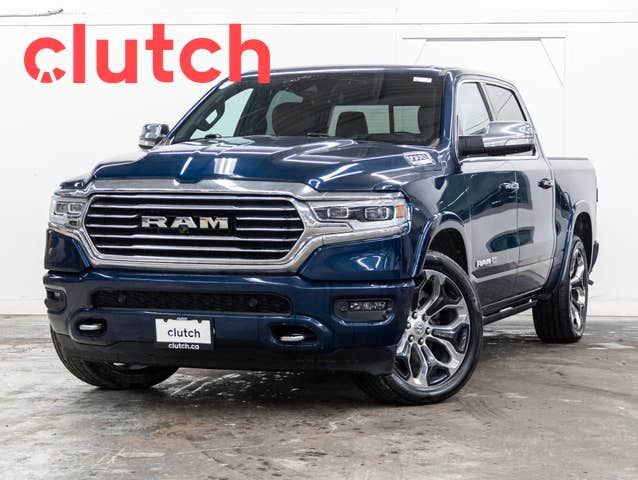 2021 Ram 1500 Longhorn Crew Cab 4X4 w/ Apple CarPlay & Android A in Cars & Trucks in Bedford